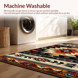 Sophisticated Black and White Ethno Design(Red)