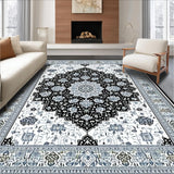 Luxurious Black Tiled Aesthetic(White)