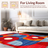 Contemporary Bright Swirl Aesthetics(Red)