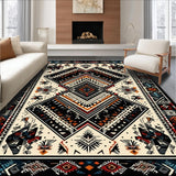 Chic Monochrome Geometric Fusion(Black)