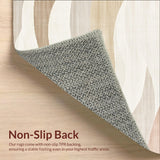 Inspired Geometric Wave Print Premium Neutral Area(Beige)