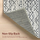 Minimalist High Pile Geometric Elegance(Gray)