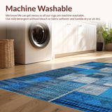 Artistic Blue Tiled Design Element(Blue)