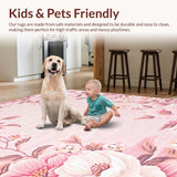 Cute Shaggy Contemporary Flair(Pink)
