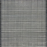 Ultra Soft Area Rug, Non Slip, Stain Resistant, Washable Area Rugs for Living Room, Bedroom, KaHouen Accent Stripe Carpet(Black)