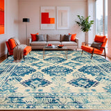 Vintage Mesa Area Geometric Southwestern Design(Beige)