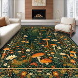 Intricate Nature Motif Runner(Green)
