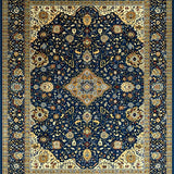 Luxurious Gold Accented Design(Blue)