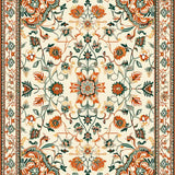 Elegant Subtle Leaf Design(Beige)