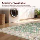 Elegant Sage Green Tiled Design(Ivory)
