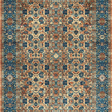 Earthy Toned Rustic Medallion(Blue)
