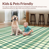 Stylish Plaid Patterned Mat(Beige)