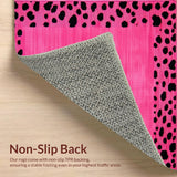 Playful Fluffy Leopard Texture(Pink)