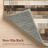 Ultra Soft Area Rug, Non Slip, Stain Resistant, Washable Area Rugs for Living Room, Bedroom, Cozy Cottage Inspired Patterns(Beige)