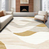 Contemporary Elegant Flowing Shapes(Beige)