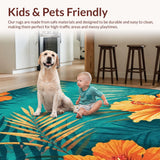 Elegant Oceanic Floral Motif(Blue)