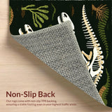 Charming Earthy Dinosaur Illustration(Black)