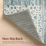 Ultra Soft Area Rug, Non Slip, Stain Resistant, Washable Area Rugs for Living Room, Bedroom, Entryway Non Slip(White)