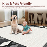 Contemporary Stylish Ogee Visual Appeal(Gray)