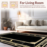 Elegant Marble Inspired Geometry(Black)