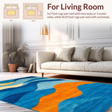 Vibrant Colorful Symmetrical Design(Blue)