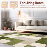 Chic Abstract Block(Green)