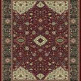 Ultra Soft Area Rug, Non Slip, Stain Resistant, Washable Area Rugs for Living Room, Bedroom, Vintage Runner(Red)