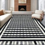 Chic Monochrome Checkerboard Design(Black)