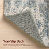 Elegant Gray Geometric Texture(Blue)