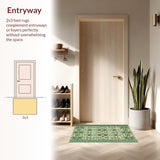 Ultra Soft Area Rug, Non Slip, Stain Resistant, Washable Area Rugs for Living Room, Bedroom, Boho Neutral Bedroom Non Slip Area Carpet(Beige)