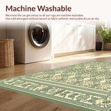 Ultra Soft Area Rug, Non Slip, Stain Resistant, Washable Area Rugs for Living Room, Bedroom, Ambel Natural Area(Beige)