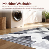 Contemporary Grey Geometric Motif(Gray)