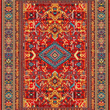 Striking Colorful Lattice Design(Red)