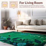 Lush Modern Entomological Print(Green)