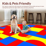 Engaging Multi Hued Educational Playground(Red)