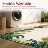 Chic Circular Greenery Motif(Beige)