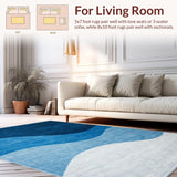 Artful Ombre Cloud Design(Blue)