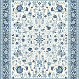 Luxurious Gray Floral Medallion(White)