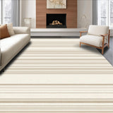 Area Classic Stripe Durable for Home Decor(Beige)