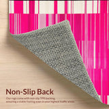 Chic Plush Abstract Visual(Pink)