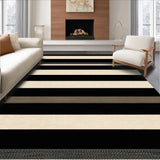 Rustic Earthy Striped Texture(Black)