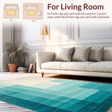 Chic Abstract Aqua Swirl(Blue)