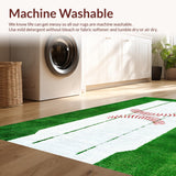 Ultra Soft Area Rug, Non Slip, Stain Resistant, Washable Area Rugs for Living Room, Bedroom, Circular Dynamic White Scheme(White)