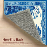 Cozy Vintage Blue Patterned Elegance(Blue)