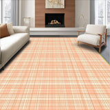 Ultra Soft Area Rug, Non Slip, Stain Resistant, Washable Area Rugs for Living Room, Bedroom, Lively Color Blocked Abstract Design(Orange)