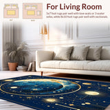 Celestial Themed Cosmic Motif(Blue)