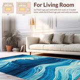 Vibrant Oceanic Color Splash(Blue)