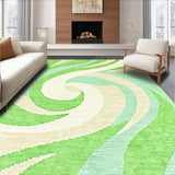 Lively Cream and Green Tiled Look(Green)