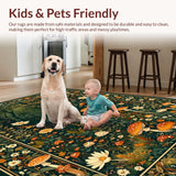 Intricate Nature Motif Runner(Green)