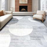 Ultra Soft Area Rug, Non Slip, Stain Resistant, Washable Area Rugs for Living Room, Bedroom, Contemporary Shaggy Textured Aesthetic(Gray)